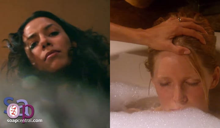 ENCORE PRESENTATION: Isabella attempts to drown Christine in the bathtub (2003)